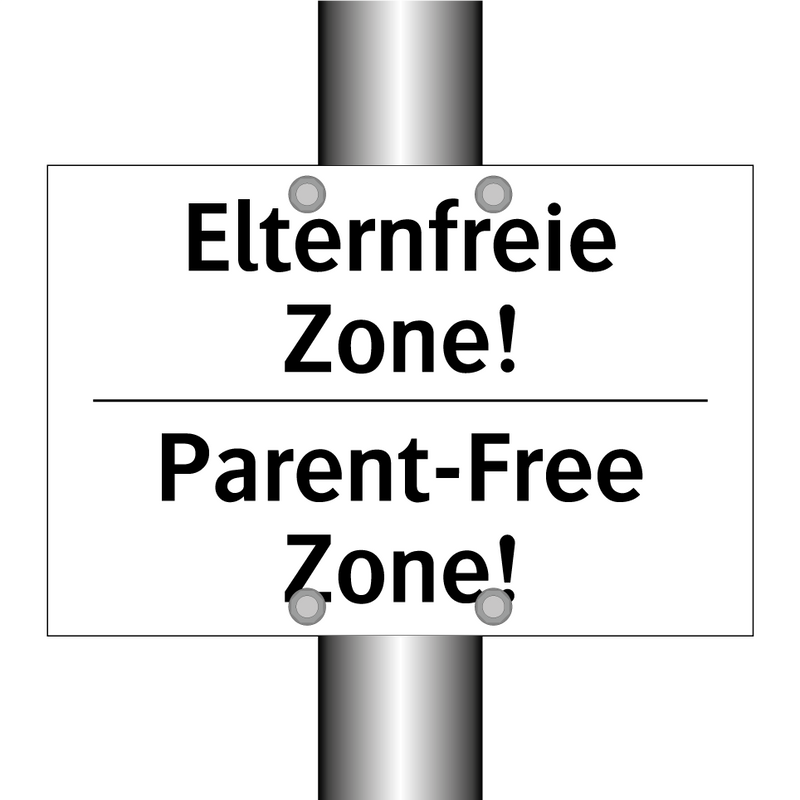 Elternfreie Zone! - Parent-Free Zone!