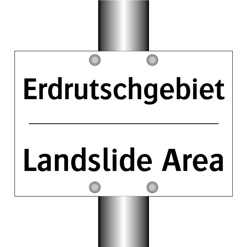 Erdrutschgebiet - Landslide Area