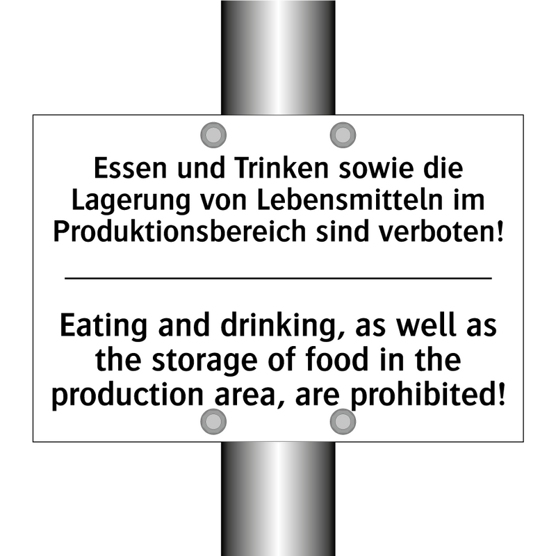 Essen und Trinken sowie die Lagerung /.../ - Eating and drinking, as well as /.../