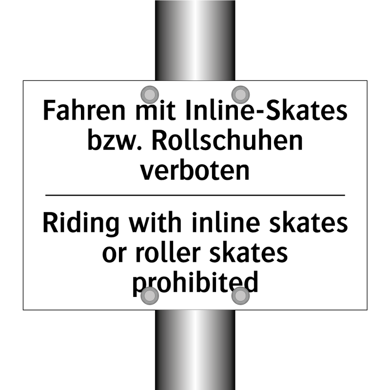 Fahren mit Inline-Skates bzw. /.../ - Riding with inline skates or roller /.../