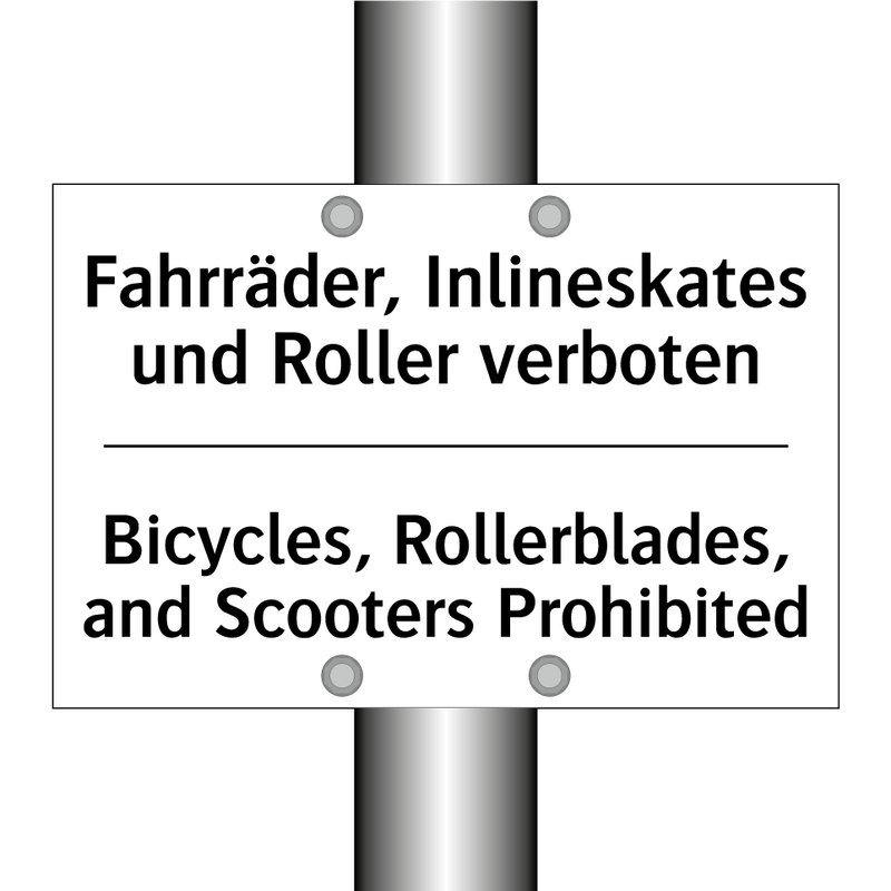 Fahrräder, Inlineskates und Roller /.../ - Bicycles, Rollerblades, and Scooters /.../