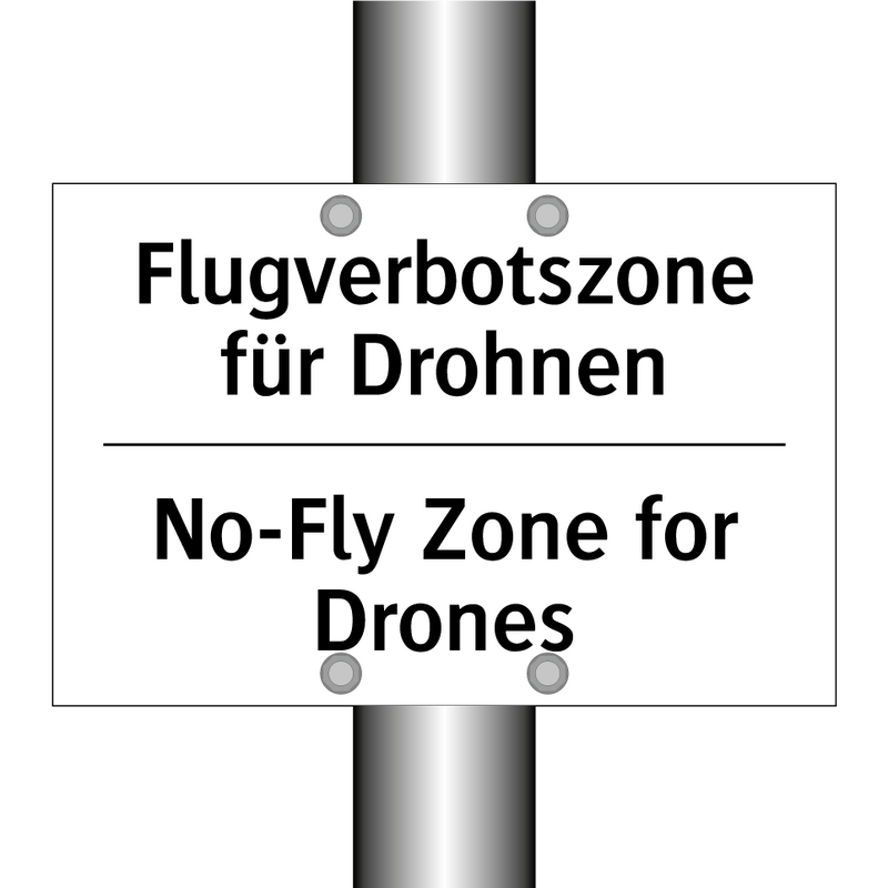 Flugverbotszone für Drohnen - No-Fly Zone for Drones