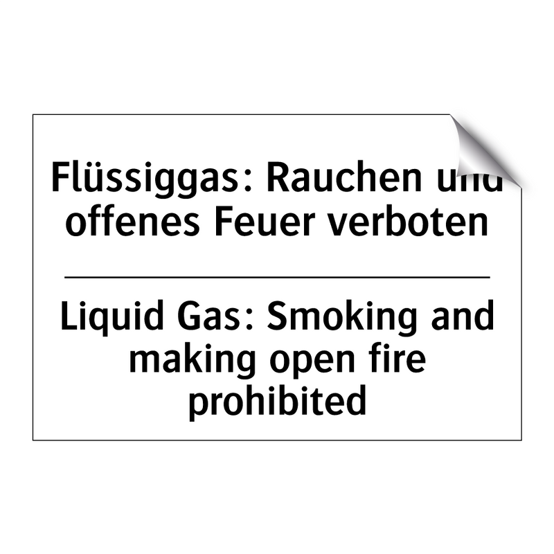 Flüssiggas: Rauchen und offenes /.../ - Liquid Gas: Smoking and making /.../