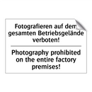 Fotografieren auf dem gesamten /.../ - Photography prohibited on the /.../