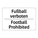 Fußball verboten - Football Prohibited