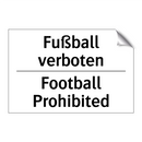 Fußball verboten - Football Prohibited
