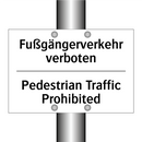 Fußgängerverkehr verboten - Pedestrian Traffic Prohibited
