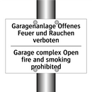 Garagenanlage Offenes Feuer und /.../ - Garage complex Open fire and smoking /.../