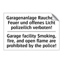 Garagenanlage Rauchen, Feuer und /.../ - Garage facility Smoking, fire, /.../