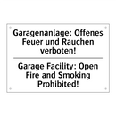 Garagenanlage: Offenes Feuer und /.../ - Garage Facility: Open Fire and /.../