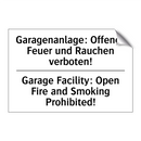 Garagenanlage: Offenes Feuer und /.../ - Garage Facility: Open Fire and /.../