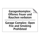 Garagenkomplex: Offenes Feuer /.../ - Garage Complex: Open Fire and /.../