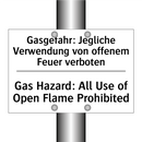 Gasgefahr: Jegliche Verwendung /.../ - Gas Hazard: All Use of Open Flame /.../