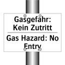 Gasgefahr: Kein Zutritt - Gas Hazard: No Entry