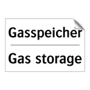 Gasspeicher - Gas storage