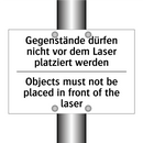 Gegenstände dürfen nicht vor dem /.../ - Objects must not be placed in /.../