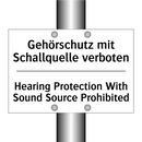 Gehörschutz mit Schallquelle verboten/.../ - Hearing Protection With Sound /.../