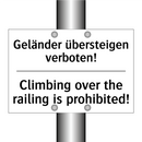 Geländer übersteigen verboten! - Climbing over the railing is prohibited!/.../