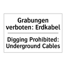 Grabungen verboten: Erdkabel - Digging Prohibited: Underground /.../