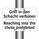 Griff in den Schacht verboten - Reaching into the chute prohibited/.../