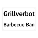 Grillverbot - Barbecue Ban