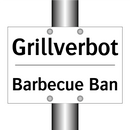 Grillverbot - Barbecue Ban
