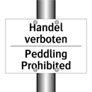Handel verboten - Peddling Prohibited