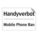 Handyverbot - Mobile Phone Ban