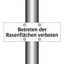 Betreten der Rasenflächen verboten