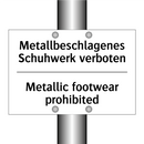 Metallbeschlagenes Schuhwerk verboten/.../ - Metallic footwear prohibited