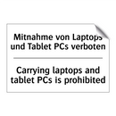 Mitnahme von Laptops und Tablet /.../ - Carrying laptops and tablet PCs /.../