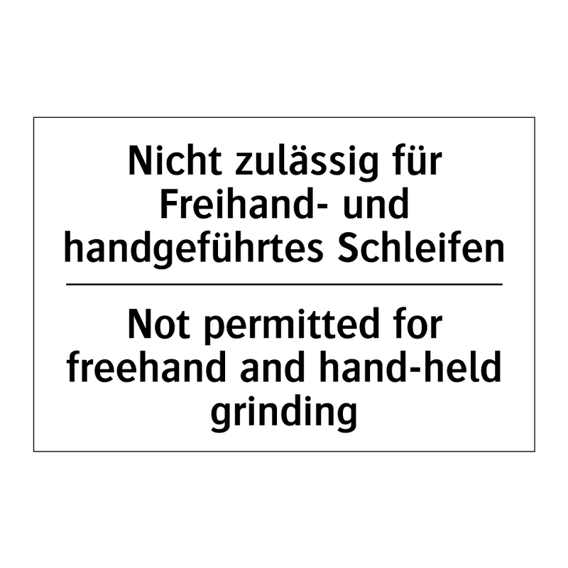 Nicht zulässig für Freihand- und /.../ - Not permitted for freehand and /.../