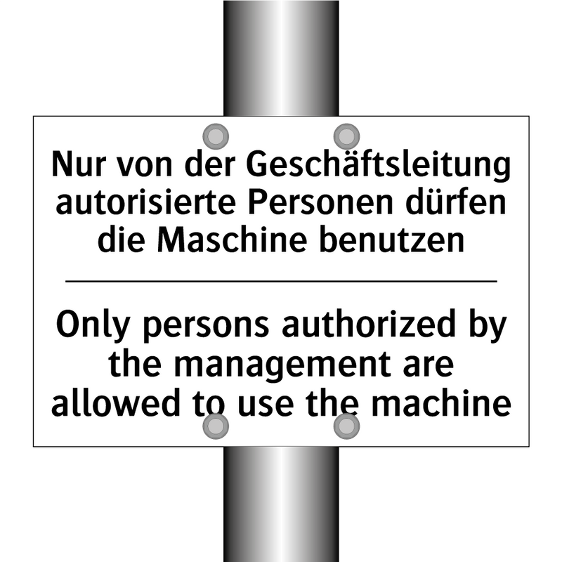 Nur von der Geschäftsleitung autorisierte /.../ - Only persons authorized by the /.../