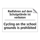 Radfahren auf dem Schulgelände /.../ - Cycling on the school grounds /.../