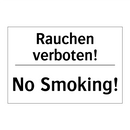 Rauchen verboten! - No Smoking!