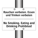 Rauchen verboten. Essen und Trinken /.../ - No Smoking. Eating and Drinking /.../