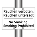 Rauchen verboten. Rauchen untersagt/.../ - No Smoking. Smoking Prohibited