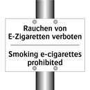 Rauchen von E-Zigaretten verboten/.../ - Smoking e-cigarettes prohibited/.../