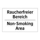 Raucherfreier Bereich - Non-Smoking Area