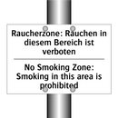 Raucherzone: Rauchen in diesem /.../ - No Smoking Zone: Smoking in this /.../