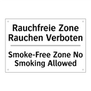 Rauchfreie Zone Rauchen Verboten/.../ - Smoke-Free Zone No Smoking Allowed/.../