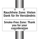 Rauchfreie Zone: Vielen Dank für /.../ - Smoke-Free Zone: Thank you for /.../