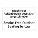 Rauchfreier Außenbereich gesetzlich /.../ - Smoke-Free Outdoor Seating by /.../