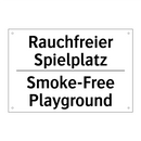 Rauchfreier Spielplatz - Smoke-Free Playground