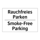 Rauchfreies Parken - Smoke-Free Parking