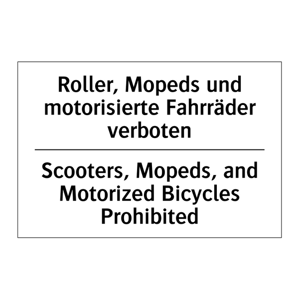 Roller, Mopeds und motorisierte /.../ - Scooters, Mopeds, and Motorized /.../