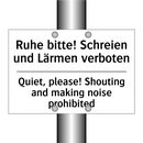 Ruhe bitte! Schreien und Lärmen /.../ - Quiet, please! Shouting and making /.../