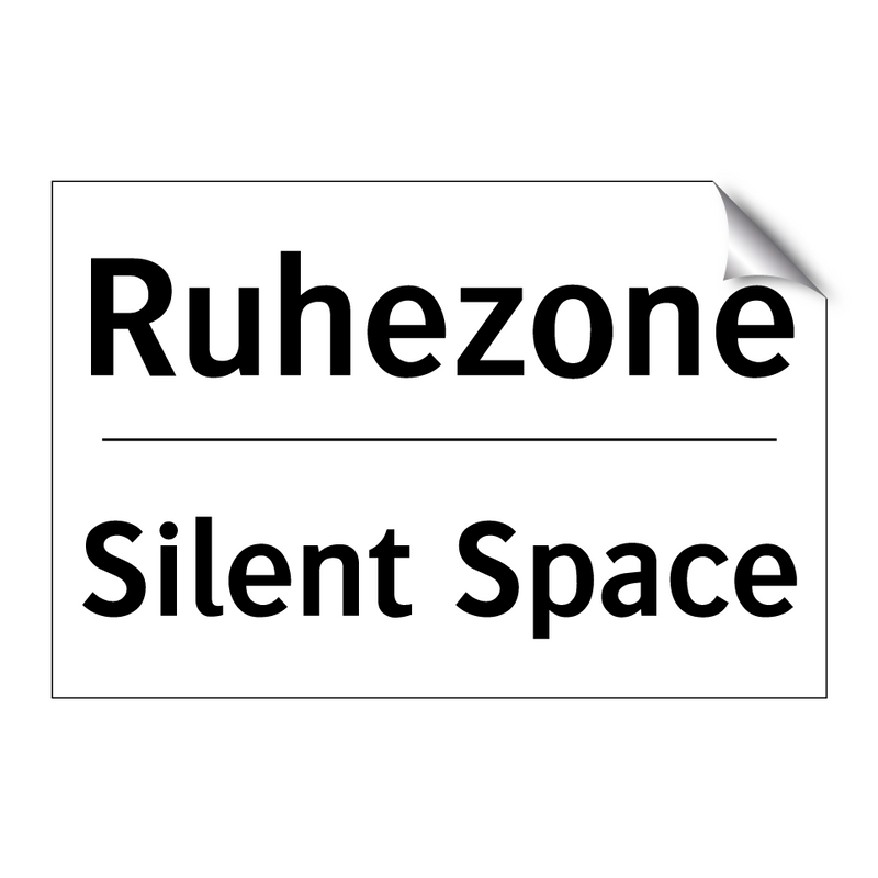 Ruhezone - Silent Space