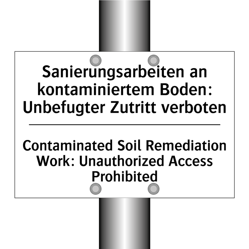 Sanierungsarbeiten an kontaminiertem /.../ - Contaminated Soil Remediation /.../