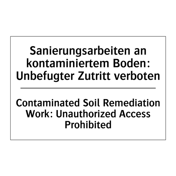 Sanierungsarbeiten an kontaminiertem /.../ - Contaminated Soil Remediation /.../